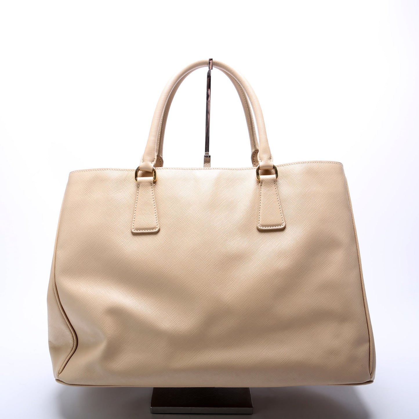Prada Saffiano Lux Tote Bag Beige Large