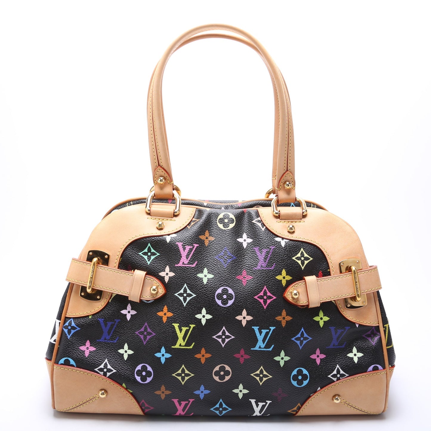 Louis Vuitton Claudia Monogram Black Multicolor Handbag