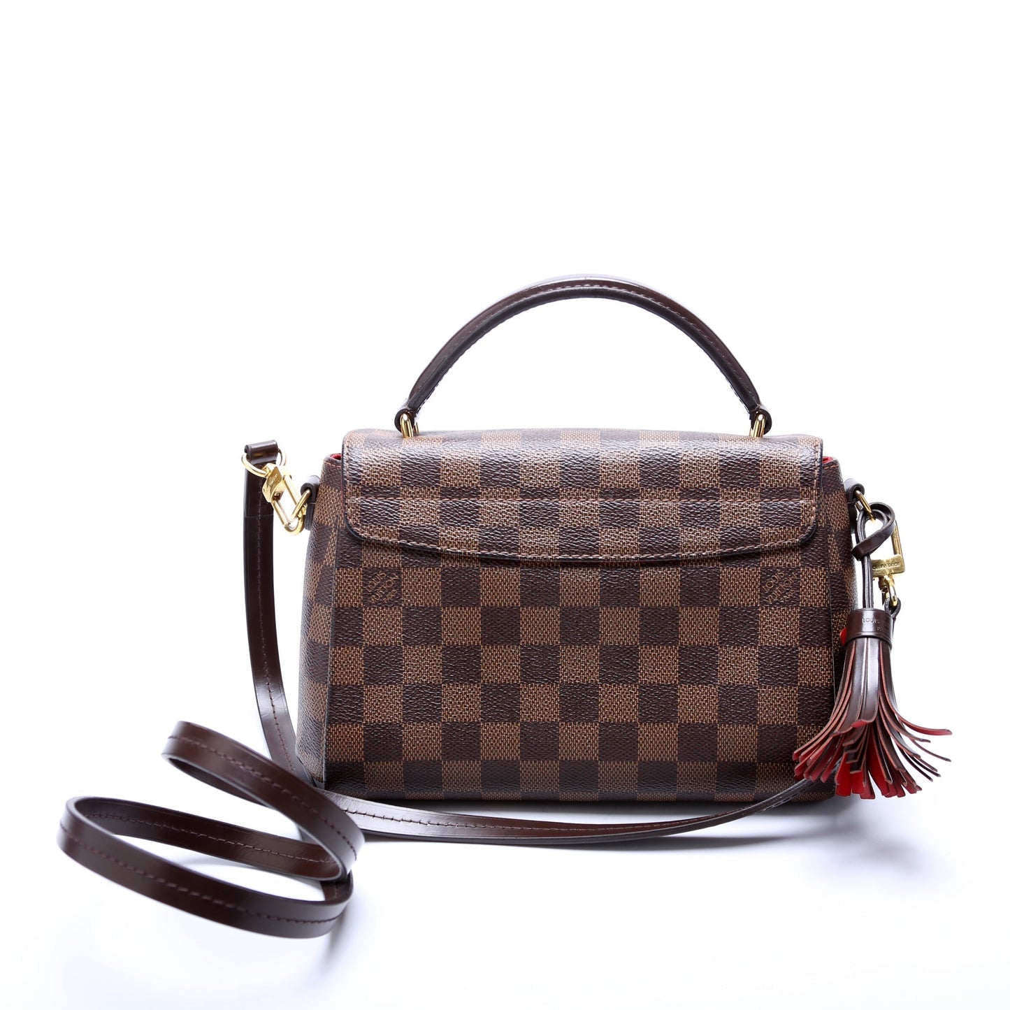 Louis Vuitton Croisette Ebene Damier Handbag Ebene 15