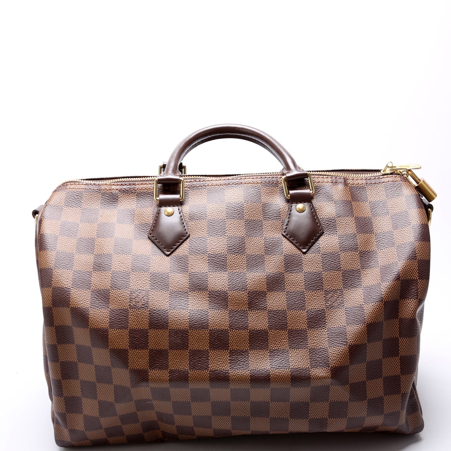 Louis Vuitton Speedy 35 Bandouliere Ebene Damier Handbag Ebene 13
