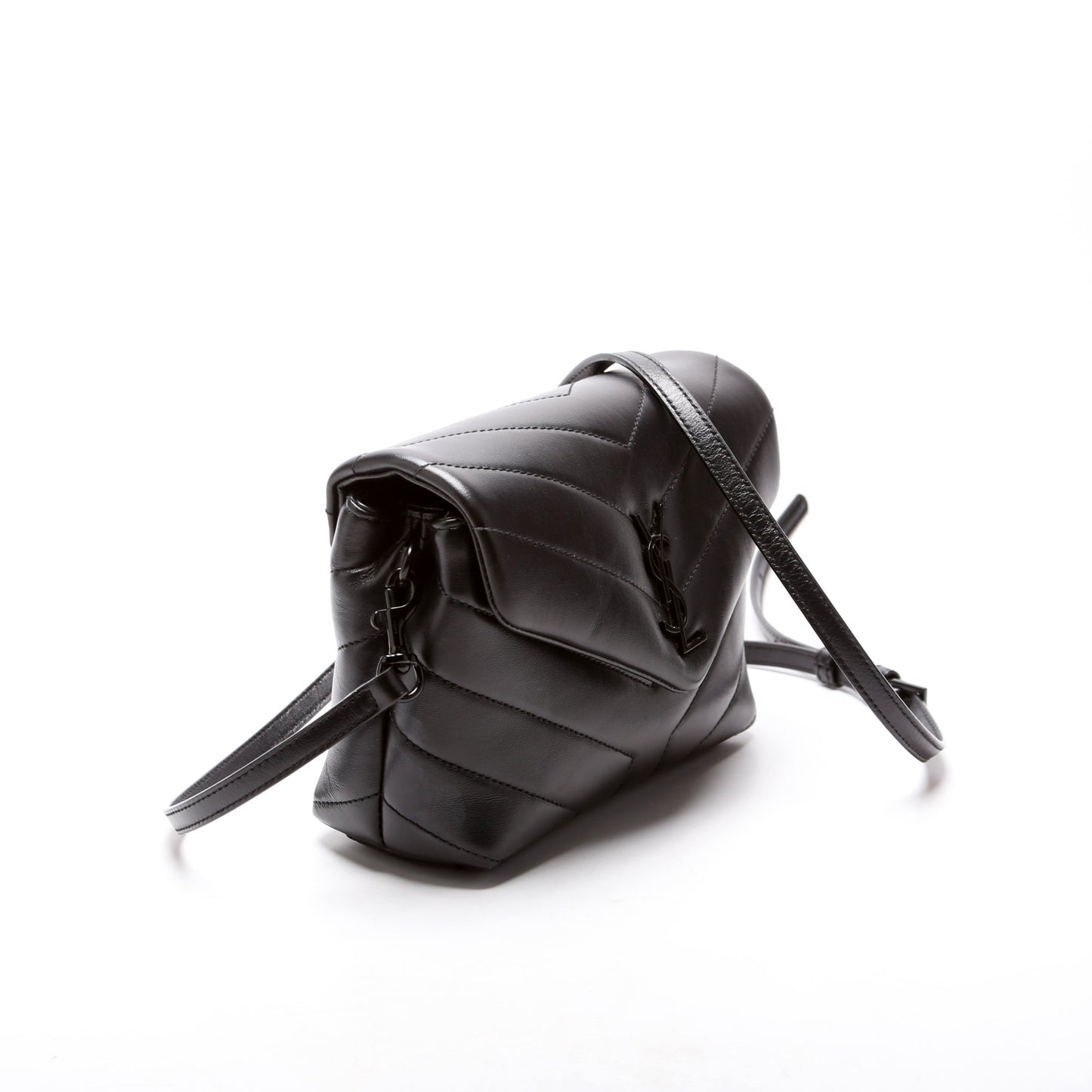 YSL Saint Laurent Saint Laurent Lou Lou Satchel Toy Crossbody Black Crossbody Bag