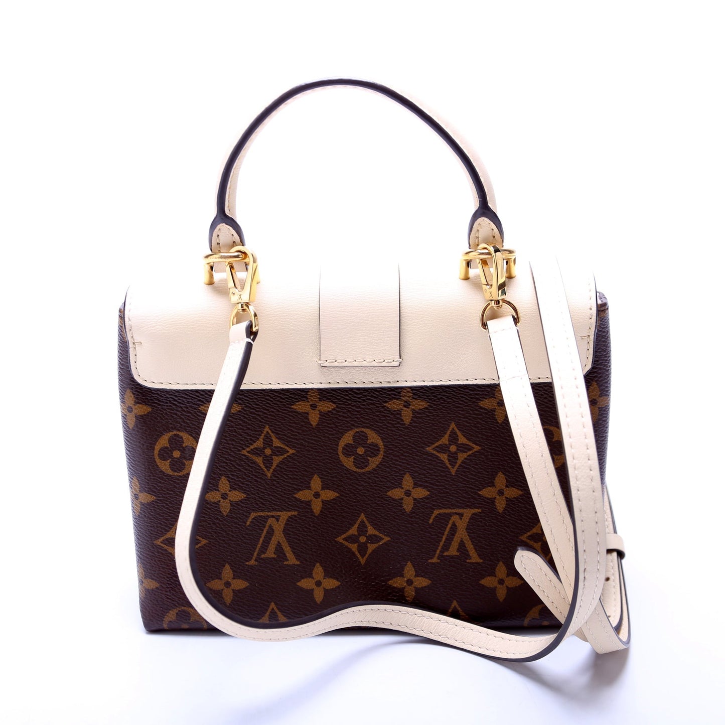 Louis Vuitton Locky BB Monogram Cream Handbag