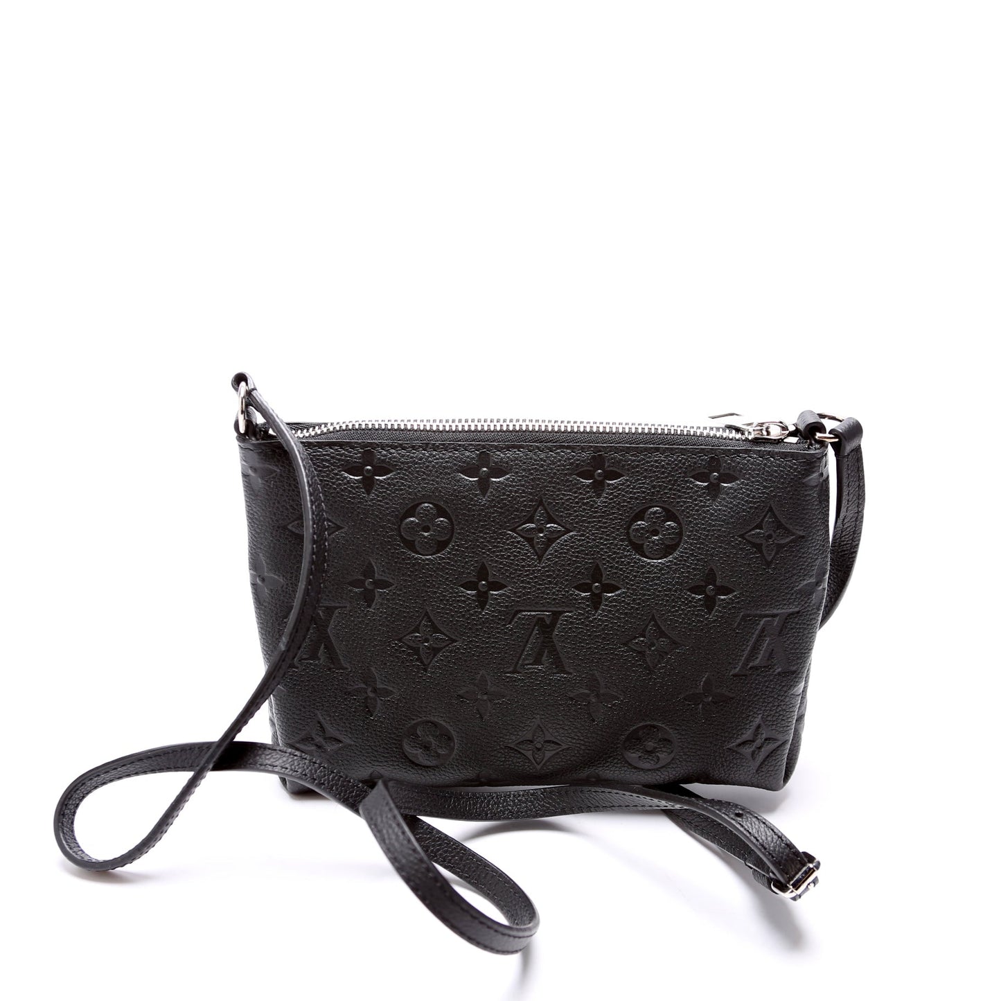 Louis Vuitton Pallas Uniformes Empreinte Black Clutch Bag Black 2