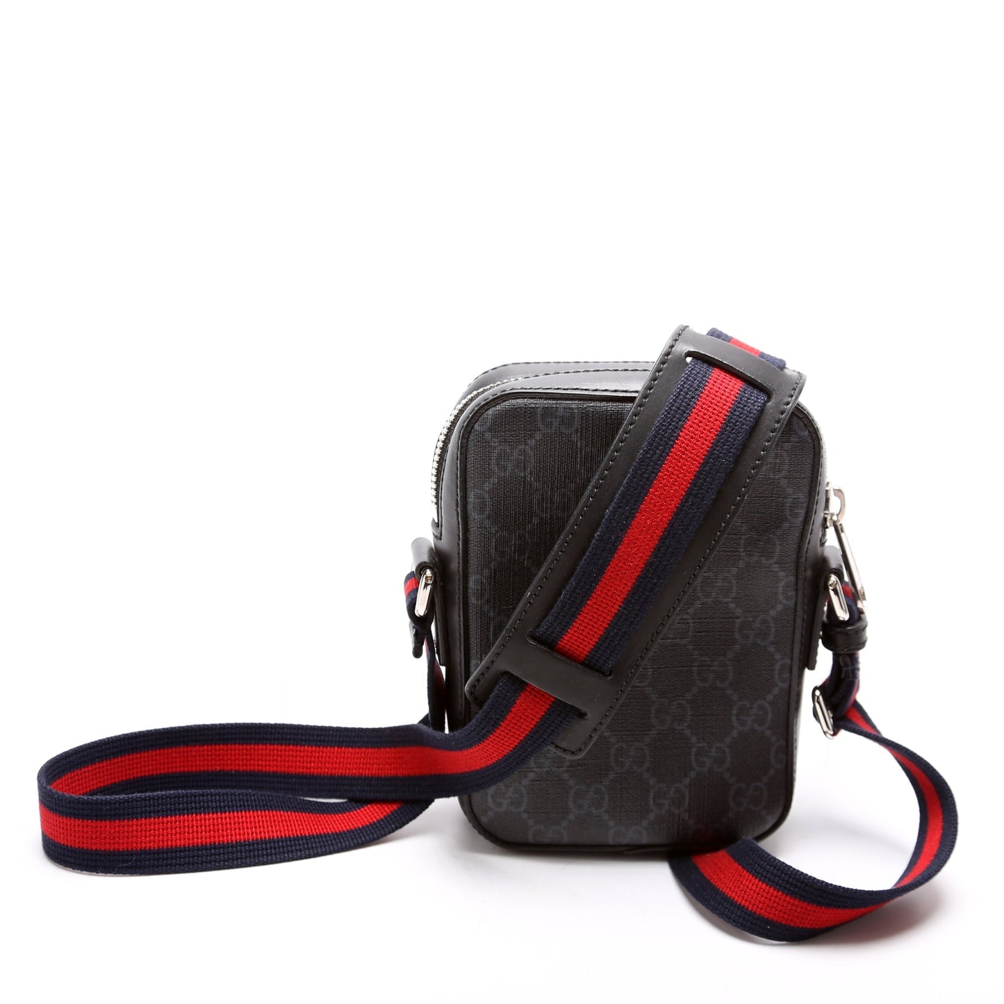 Gucci GG Supreme Messenger Black Travel Bag