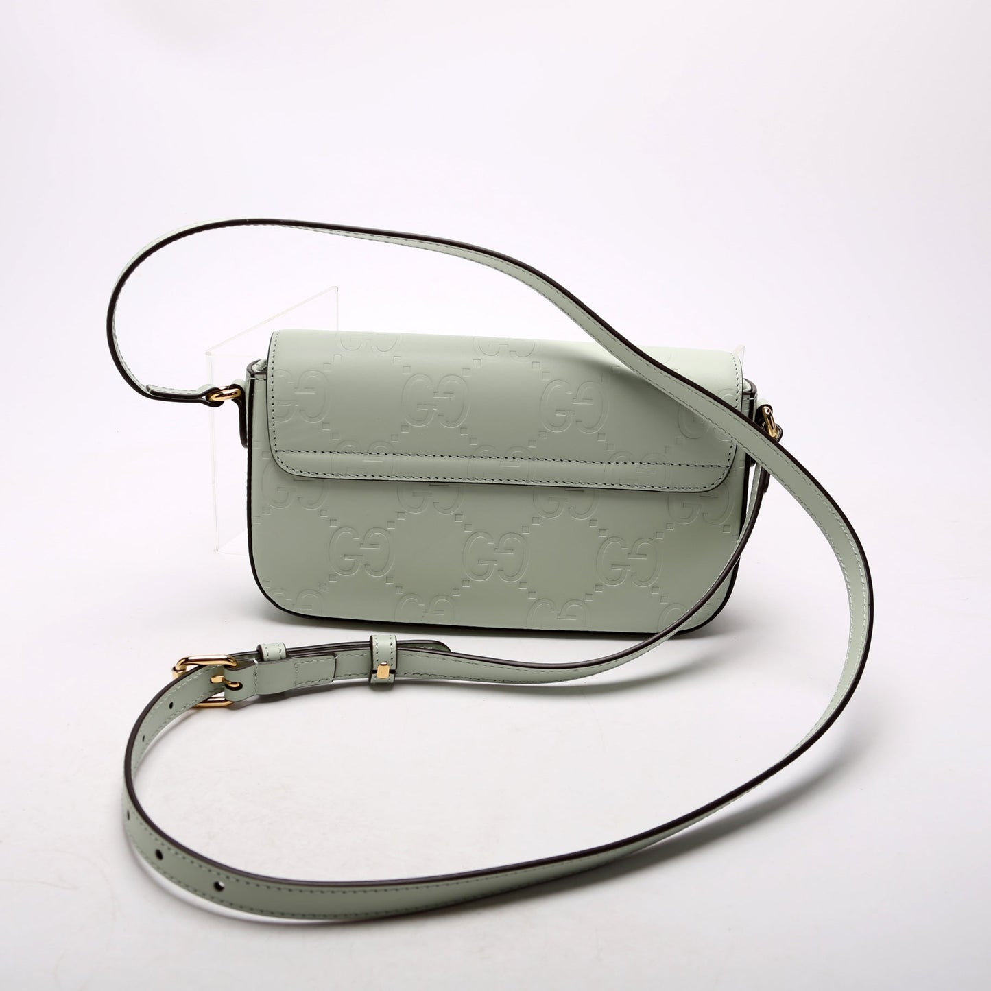 Gucci GG Super Sage Leather Mini Shoulder Bag