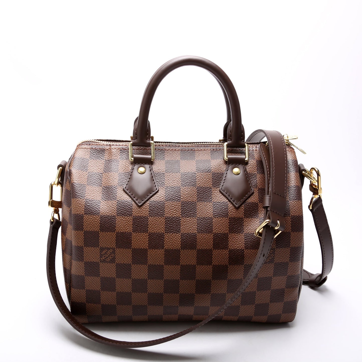Louis Vuitton Speedy 25 Bandouliere Ebene Damier Handbag Ebene 20