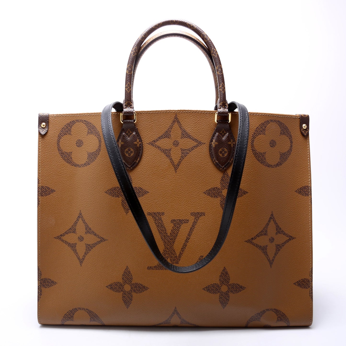Louis Vuitton ONTHEGO GM Reverse Monogram Black Handbag
