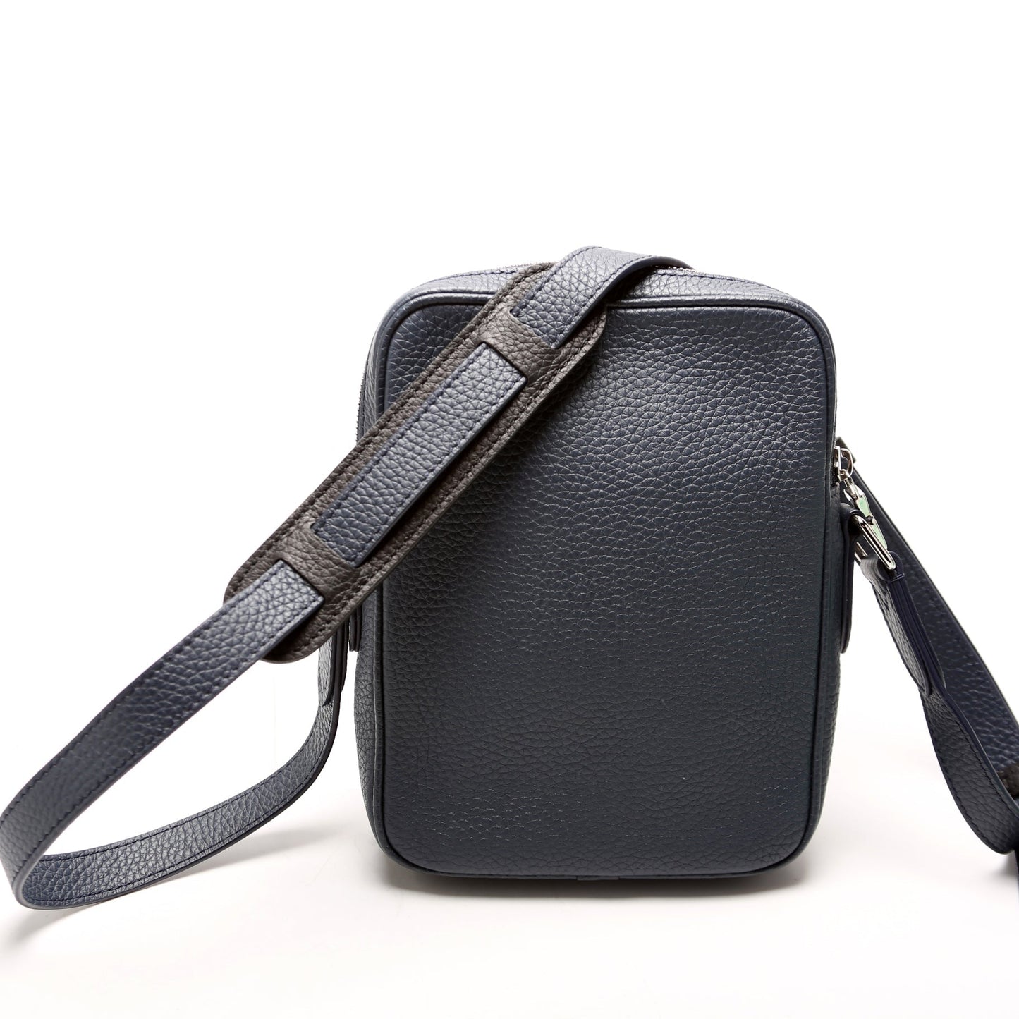 Louis Vuitton Danube Slim Taurillon Leather Blue Handbag