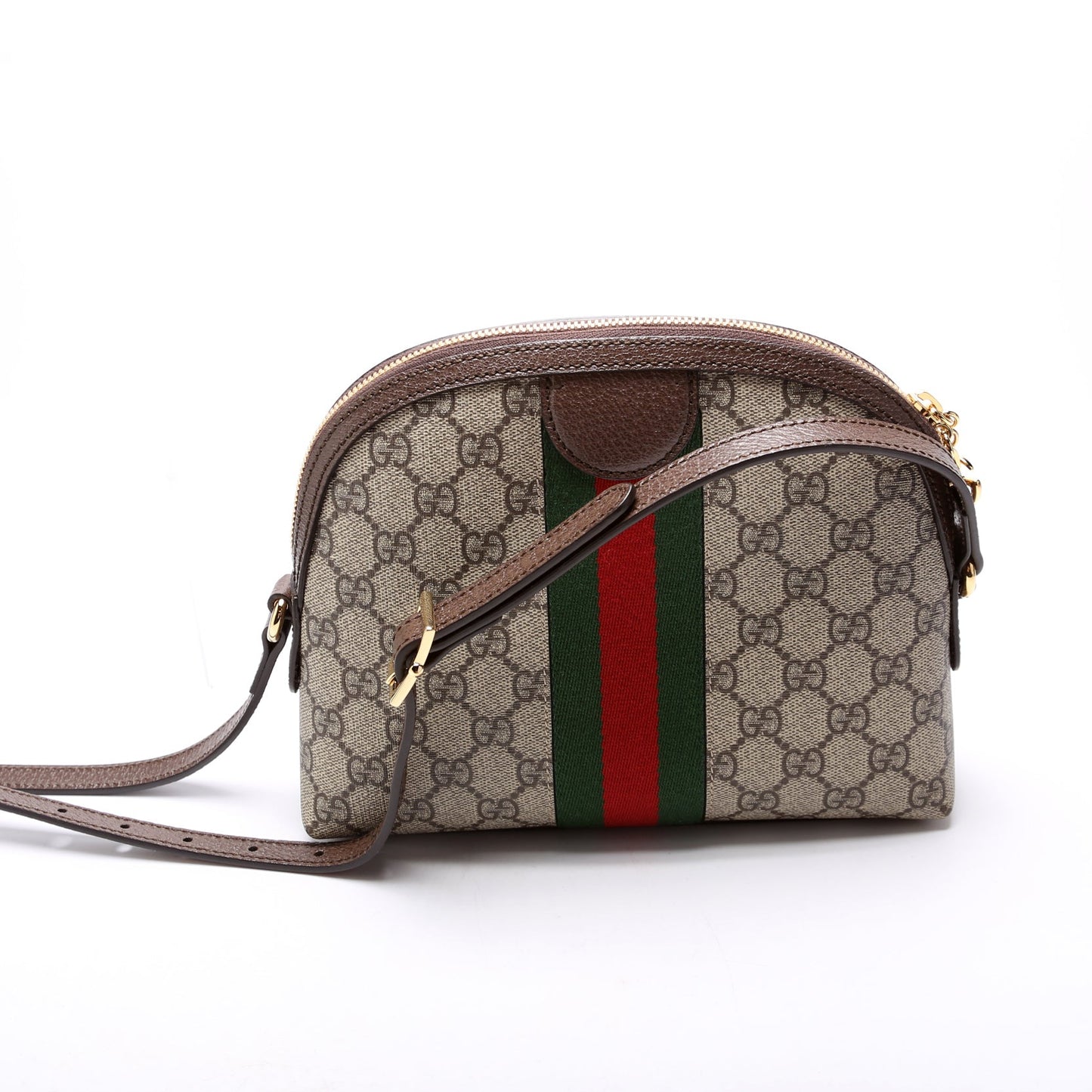 Gucci Ophidia GG Brown Small Crossbody Bag