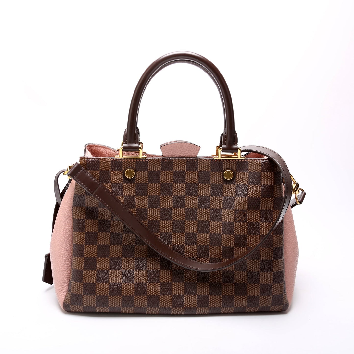 Louis Vuitton Brittany Ebene Damier Pink Handbag Pink 1