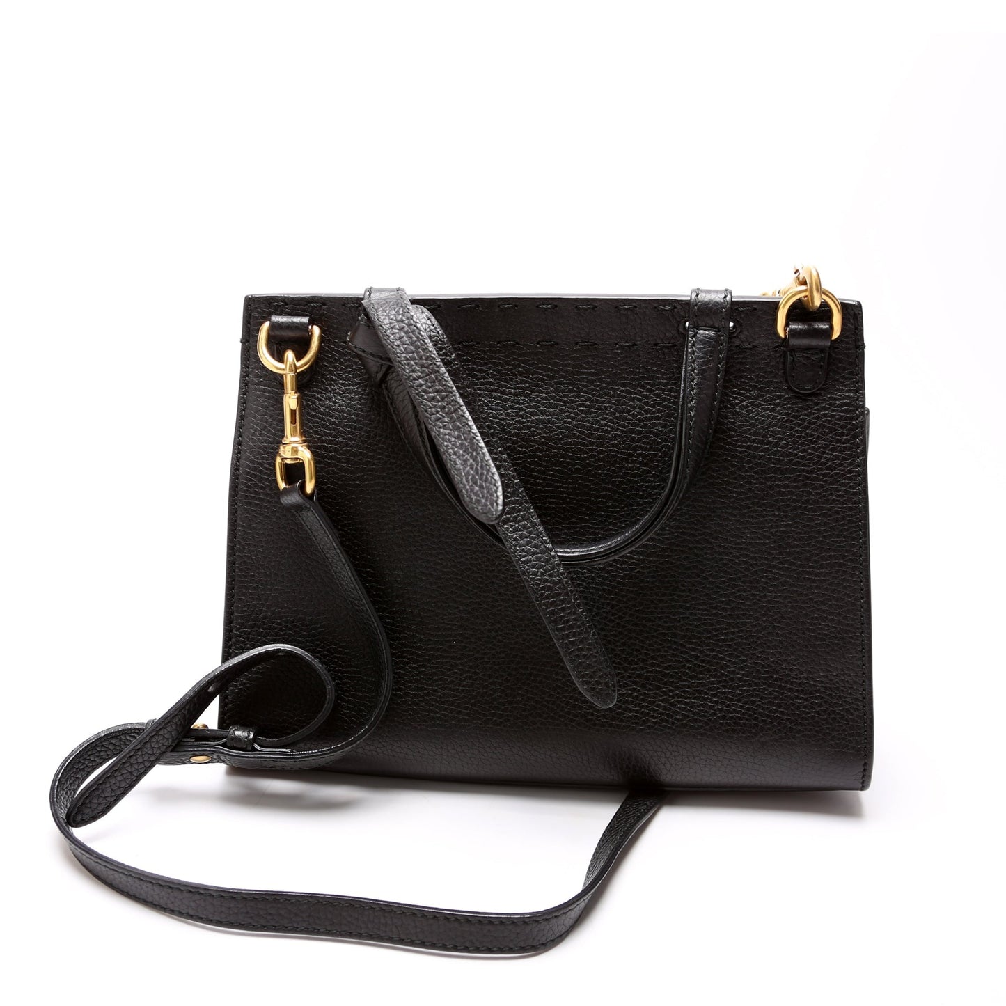 Gucci Marmont Black Mini Top Handle Travel Bag