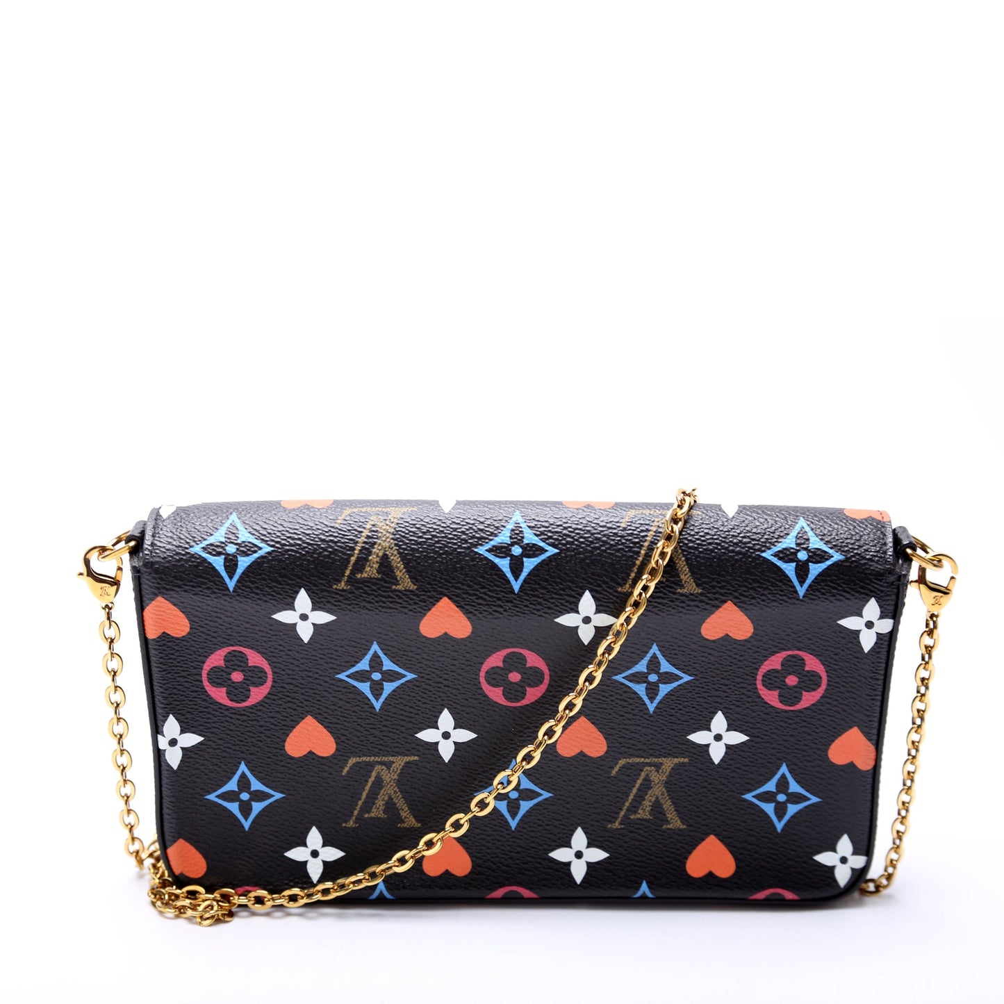 Louis Vuitton Pochette Felicie Game On Monogram Clutch Bag