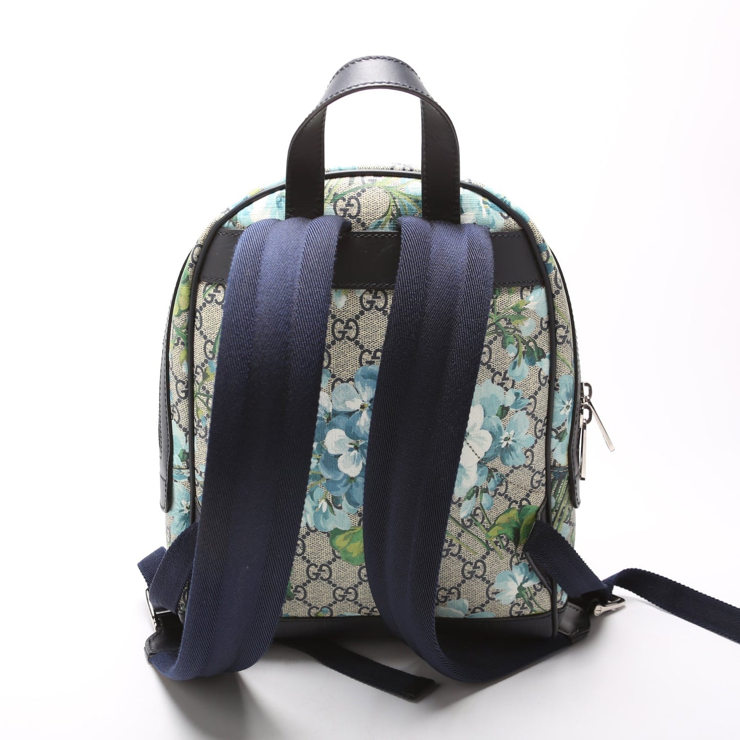 Gucci GG Supreme Blooms Backpack Navy