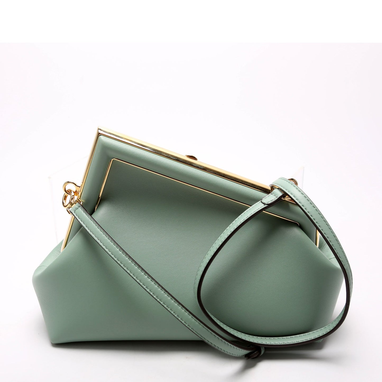 Fendi 8Bp129 First Mint Bag Green Small Travel Bag