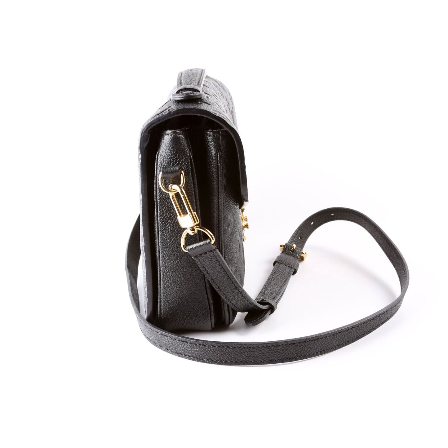 Louis Vuitton Pochette Metis Empreinte Black Clutch Bag Black 1