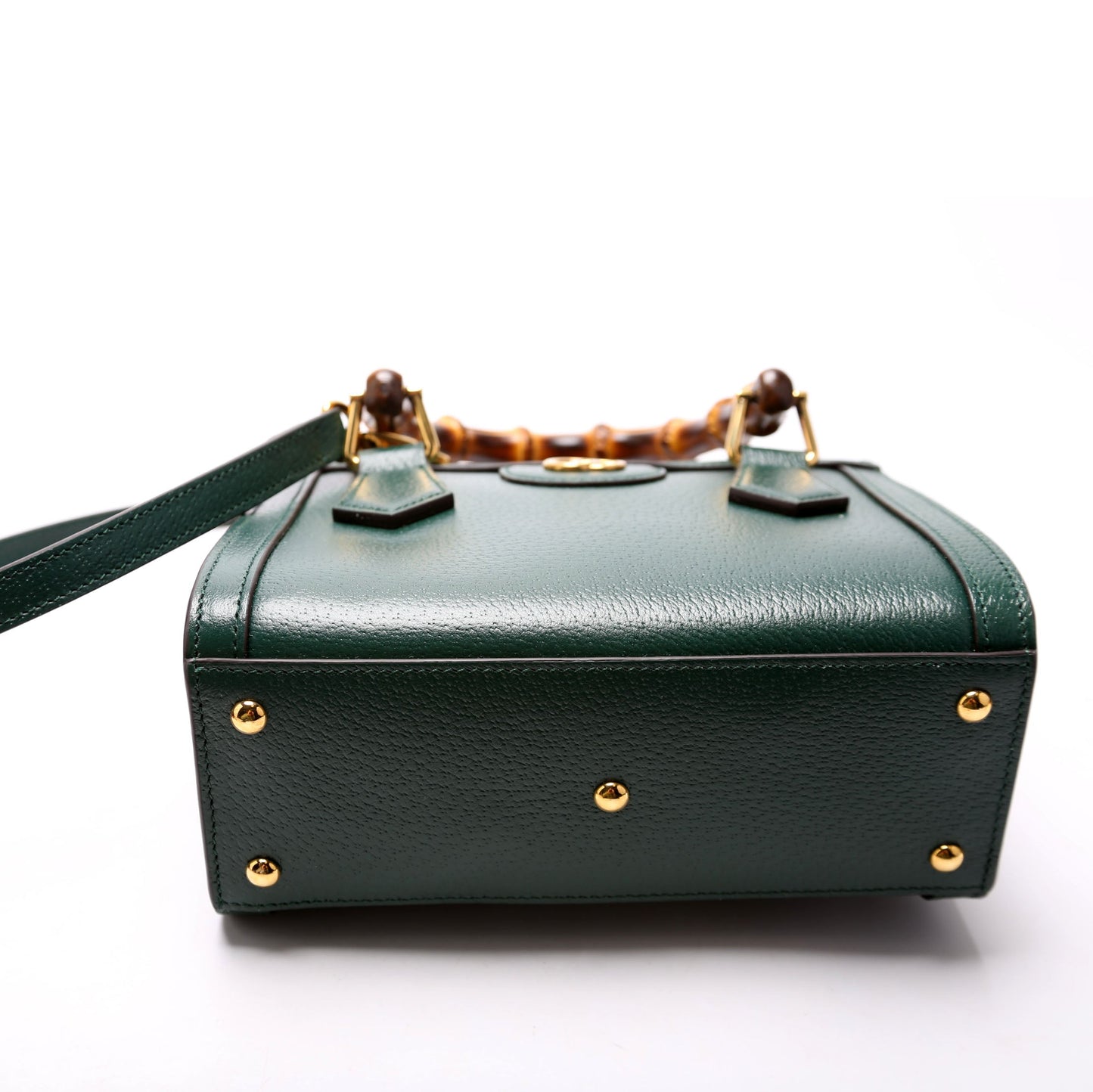 Gucci Diana Cuir Green Mini Tote Bag