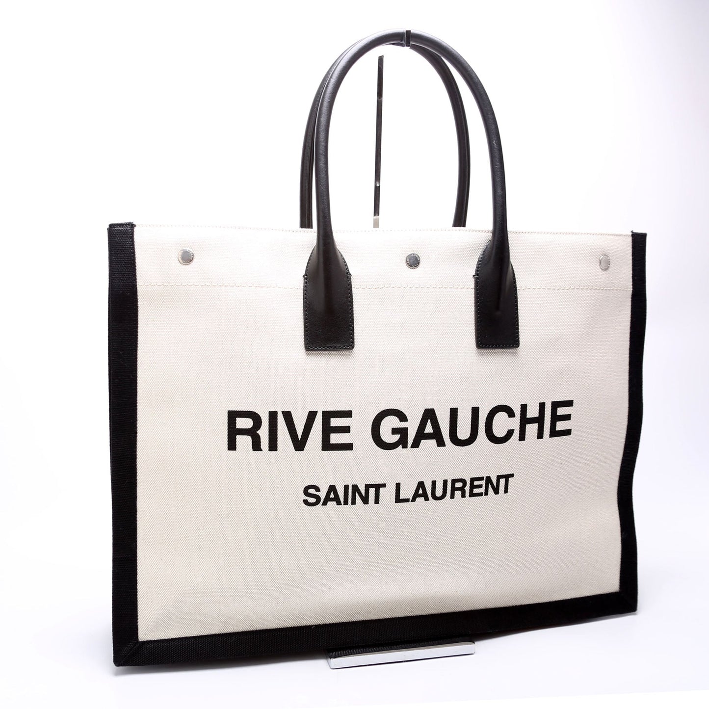 YSL Saint Laurent Saint Laurent Rive Gauche Tote Bag Beige