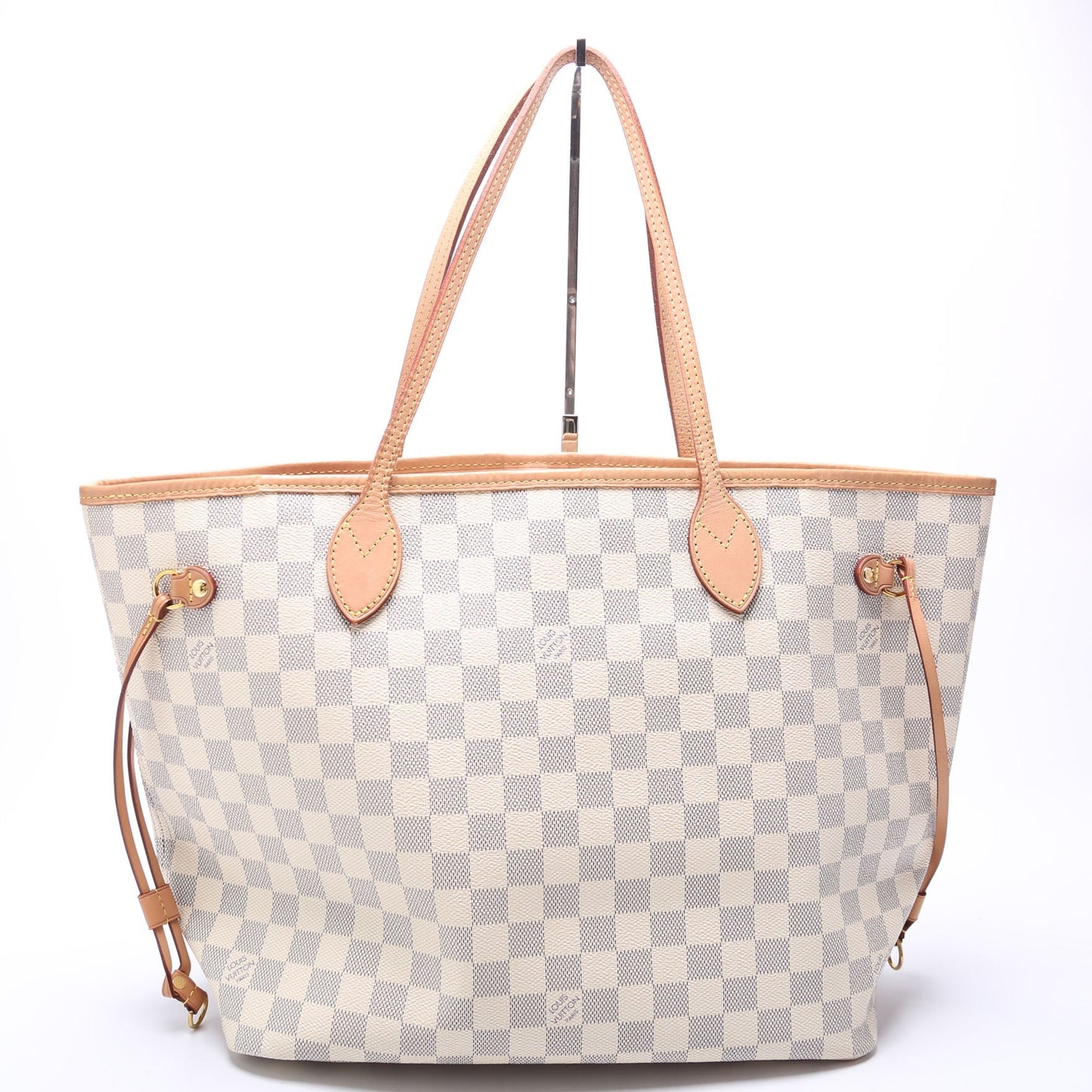 Louis Vuitton Neverfull W MM Azur Damier Pink Wallet Case