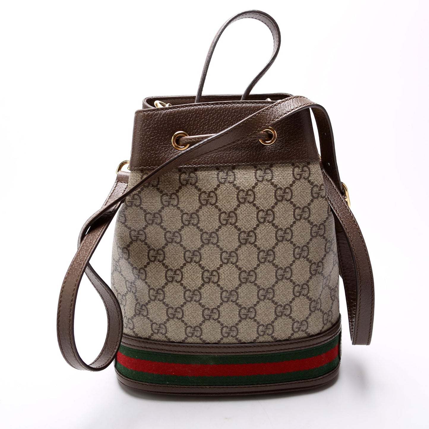 Gucci Ophidia Flora Brown Bucket Bag