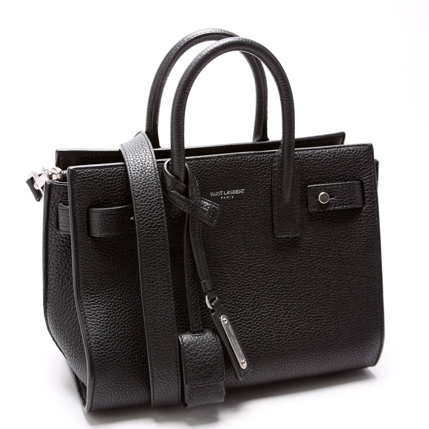 YSL Saint Laurent Saint Laurent Sac De Jour Baby Souple Black Travel Bag