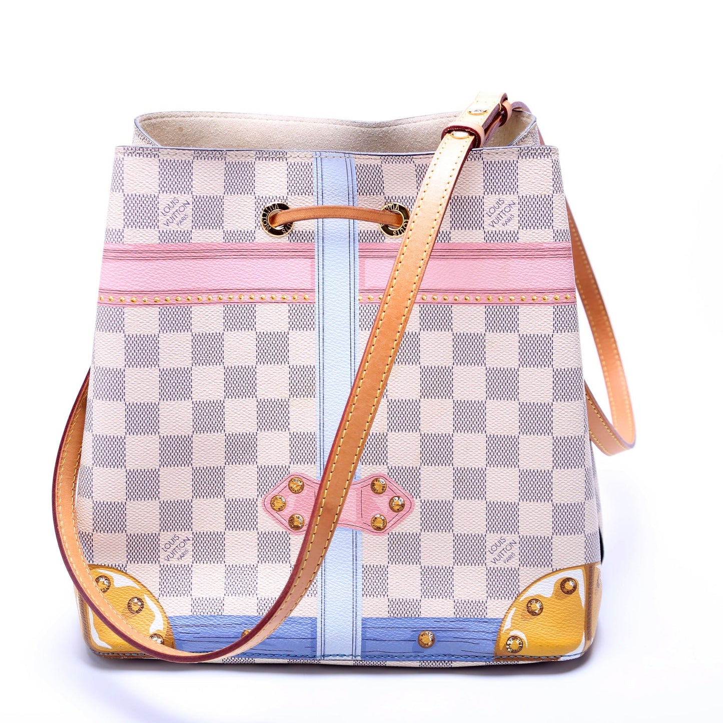 Louis Vuitton Neonoe Summer Trunks Azur Damier Handbag Azur 2