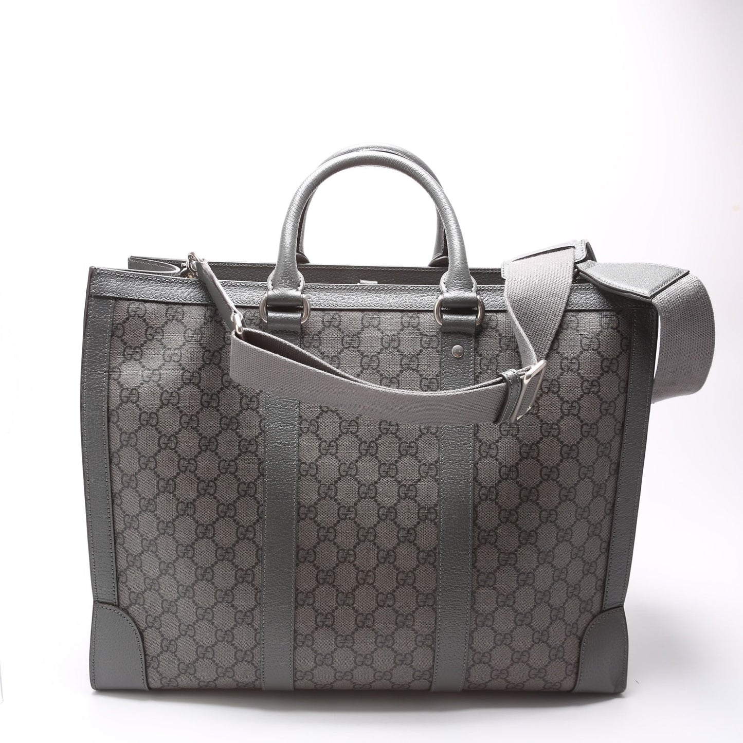 Gucci GG Supreme Ophidia Grey Large Tote Bag