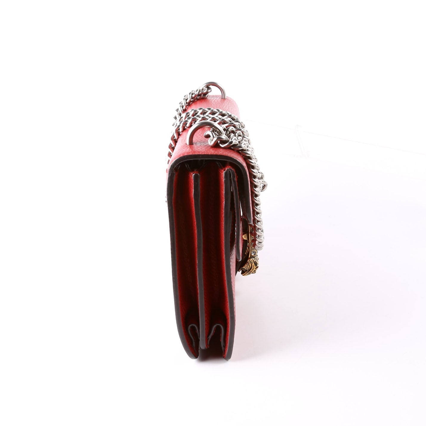 Gucci Dionysus Leather Red Small Shoulder Bag