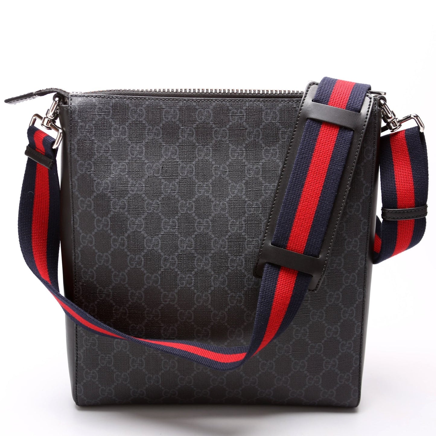 Gucci GG Supreme Messenger Black Travel Bag 5