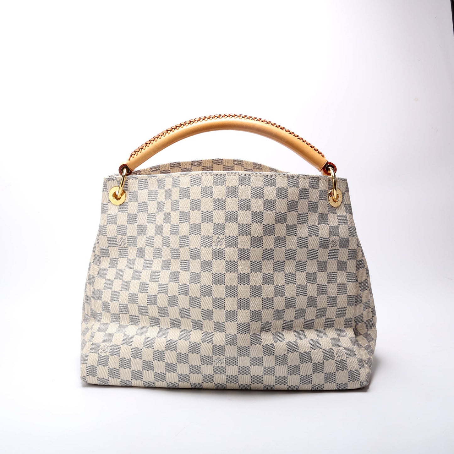 Louis Vuitton Artsy MM Azur Handbag Mm Azur