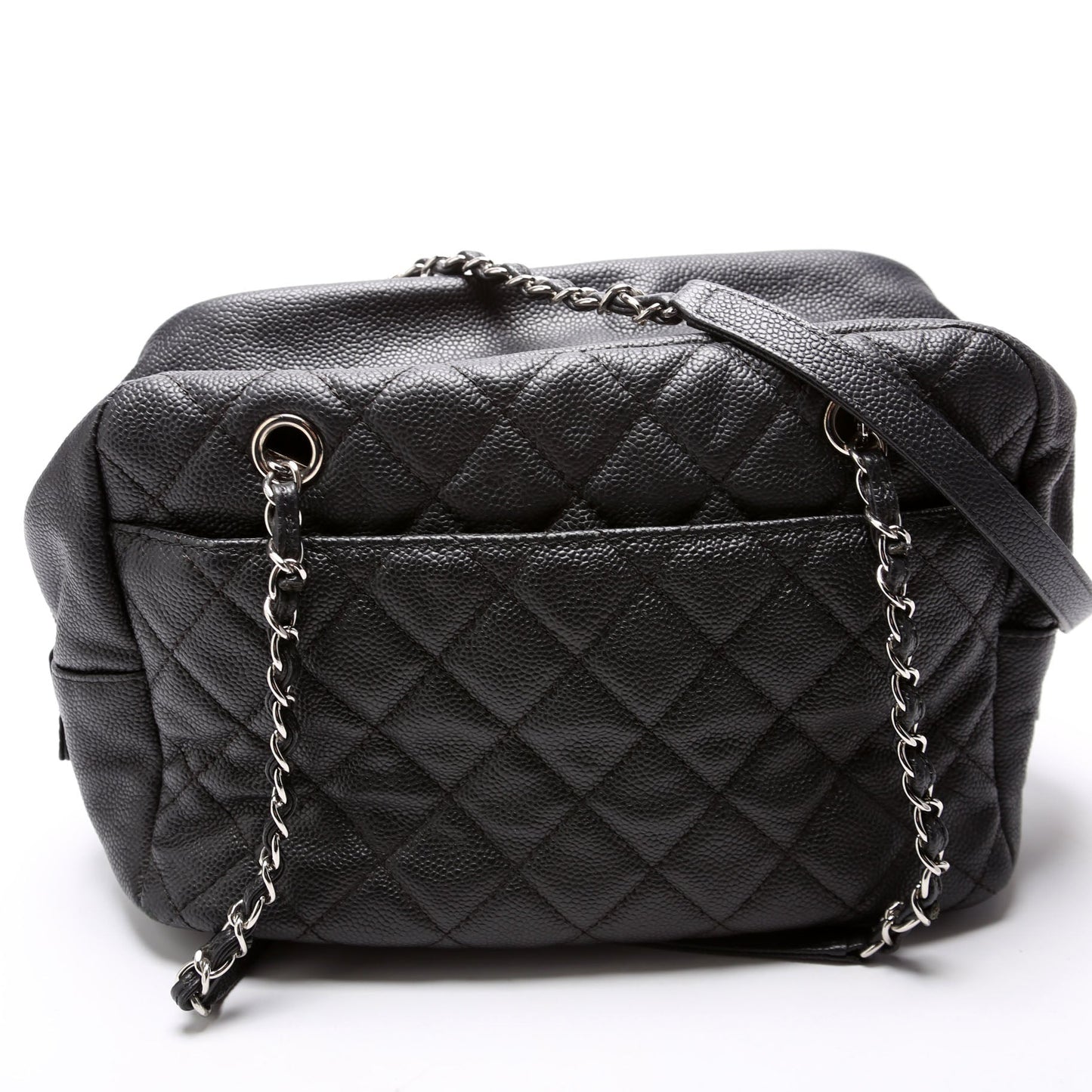 Chanel CC Camera Flap Caviar 20M Black Handbag