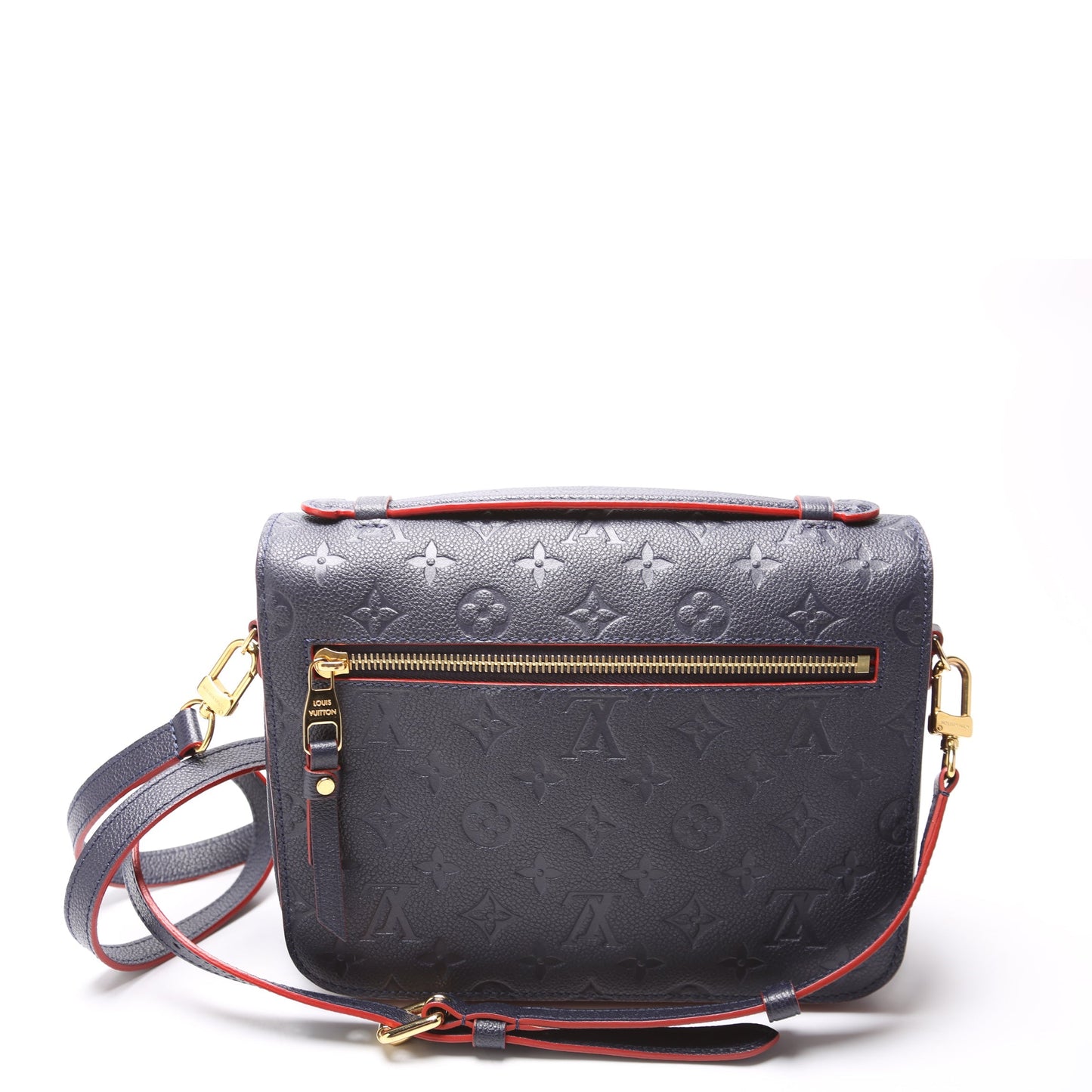 Louis Vuitton Pochette Metis Navy Empreinte Clutch Bag Navy 2