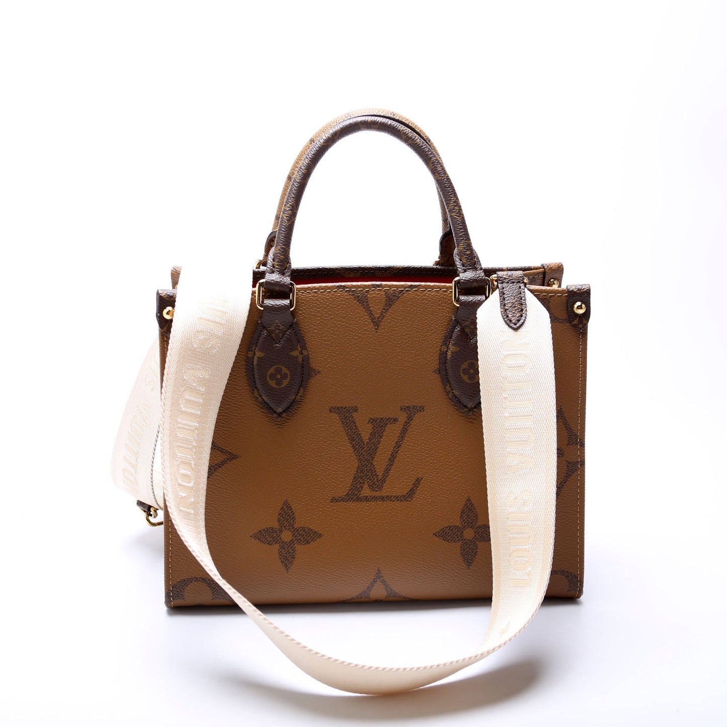 Louis Vuitton ONTHEGO PM Reverse Monogram Handbag Reverse Monogram