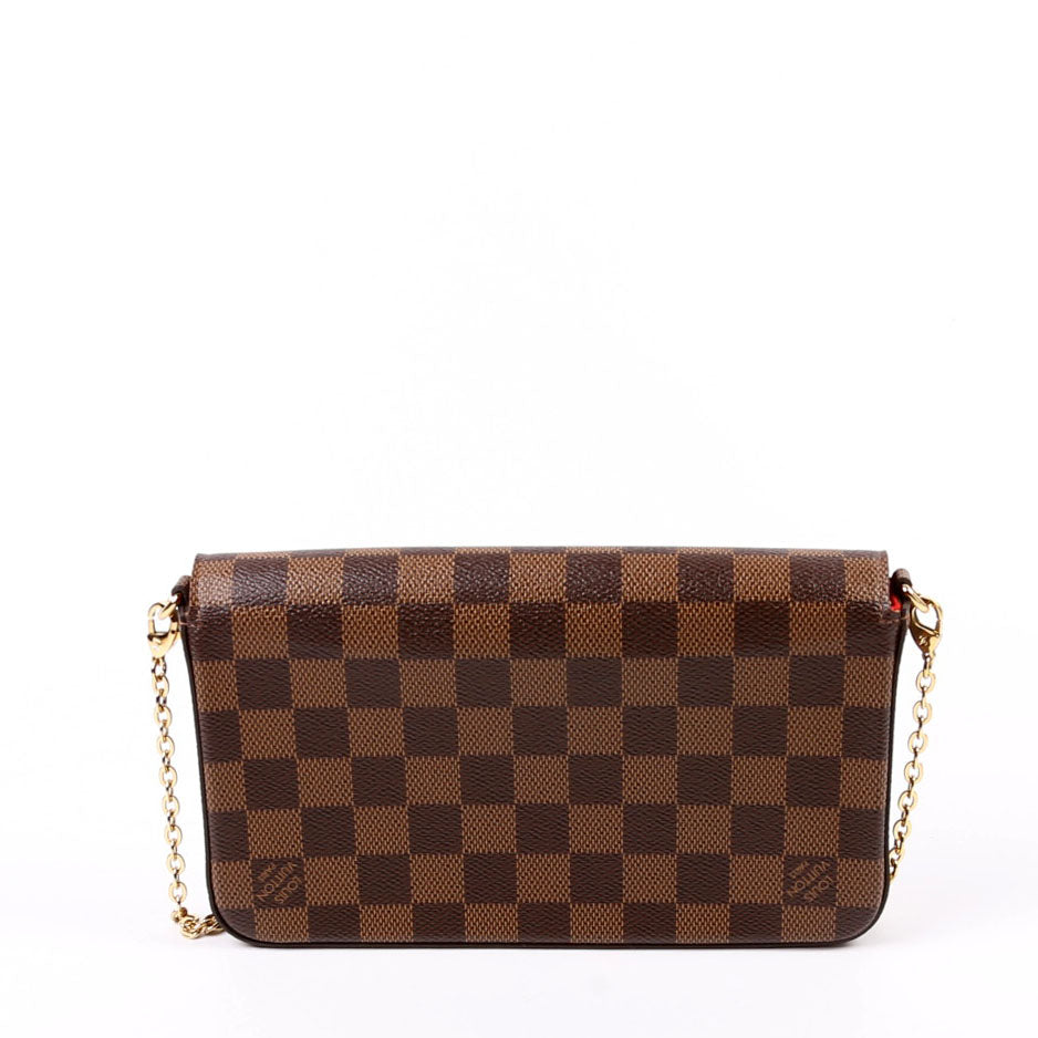 Louis Vuitton Pochette Felicie Ebene Clutch Bag Ebene 3