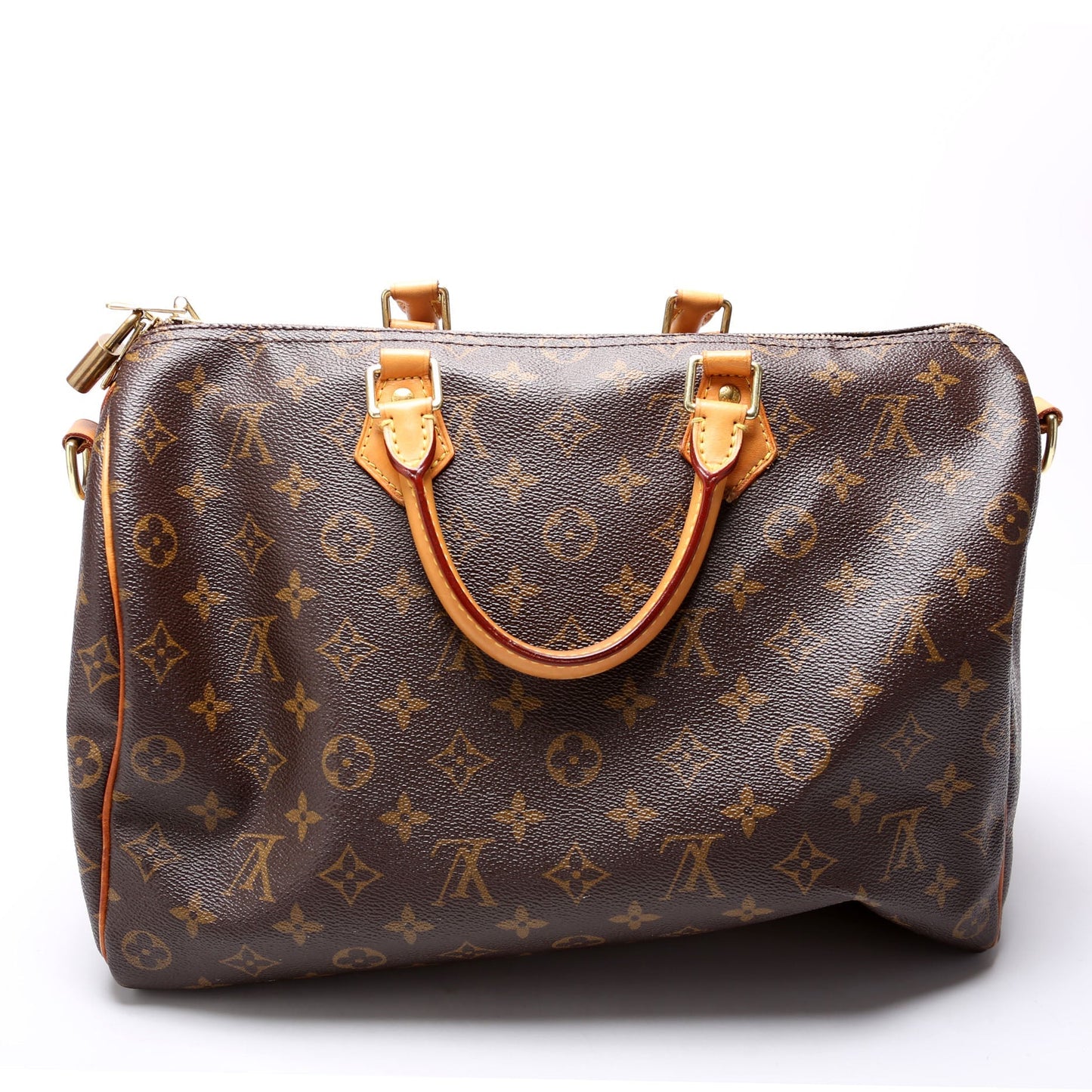 Louis Vuitton Speedy 35 Bandouliere Monogram Handbag Monogram 39