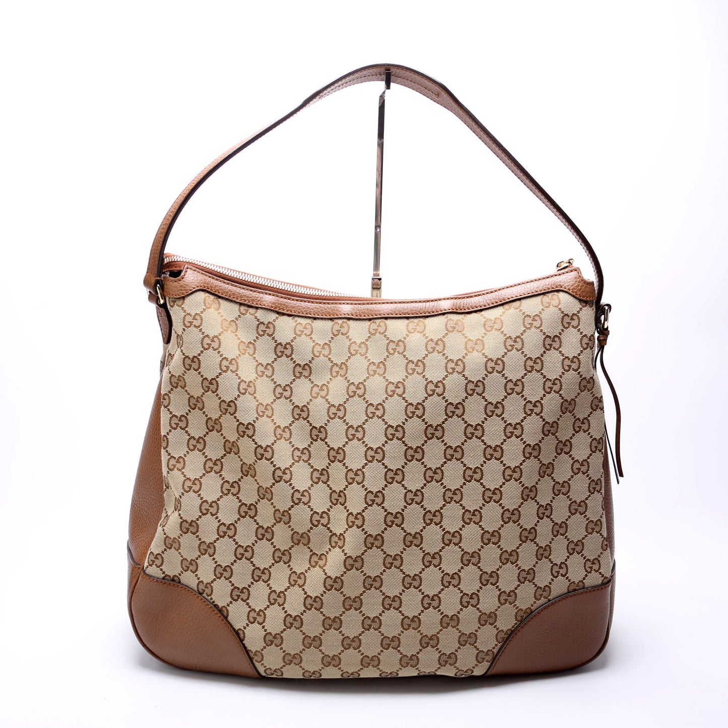 Gucci GG Bree Canvas Brown Shoulder Bag