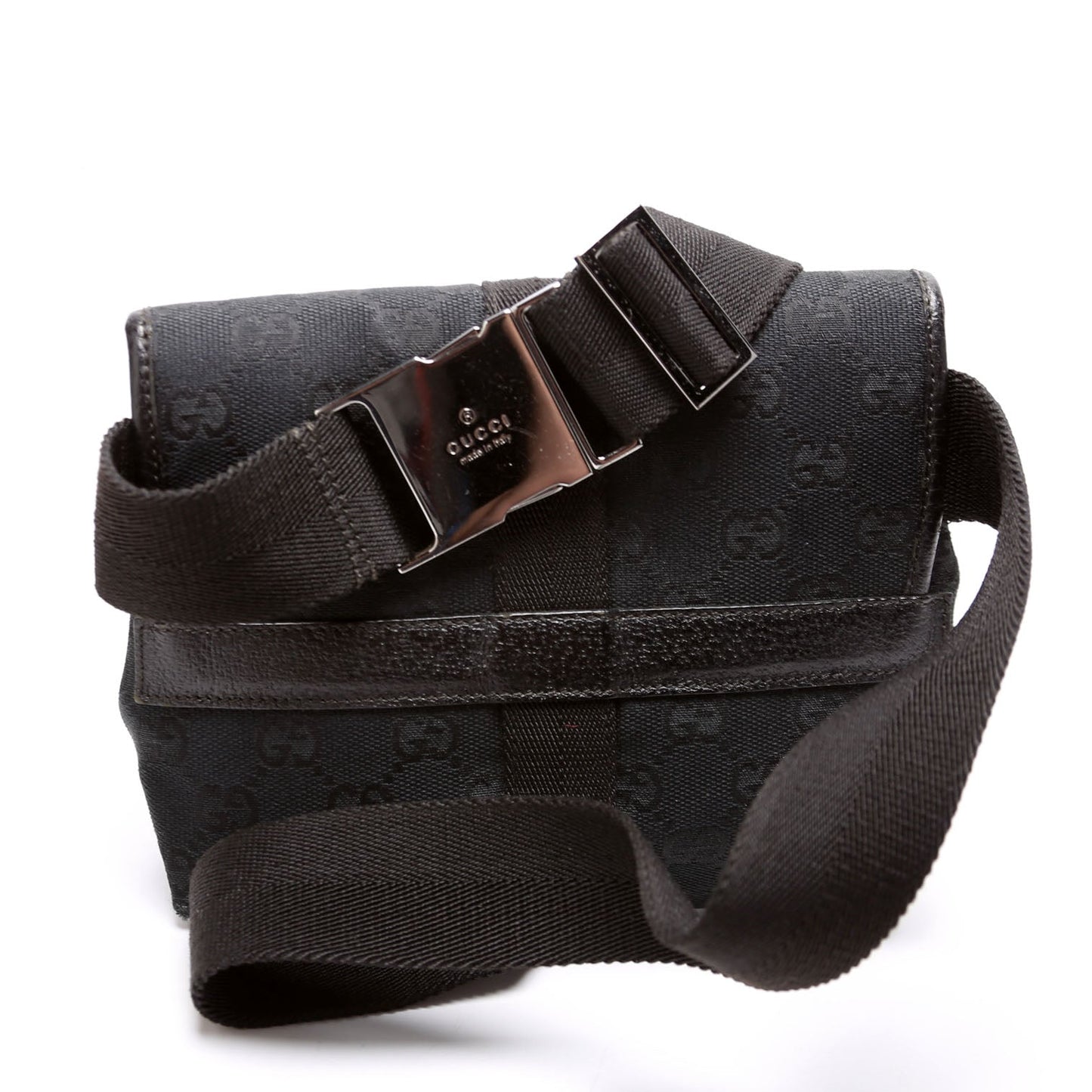 Gucci GG Canvas Black Belt