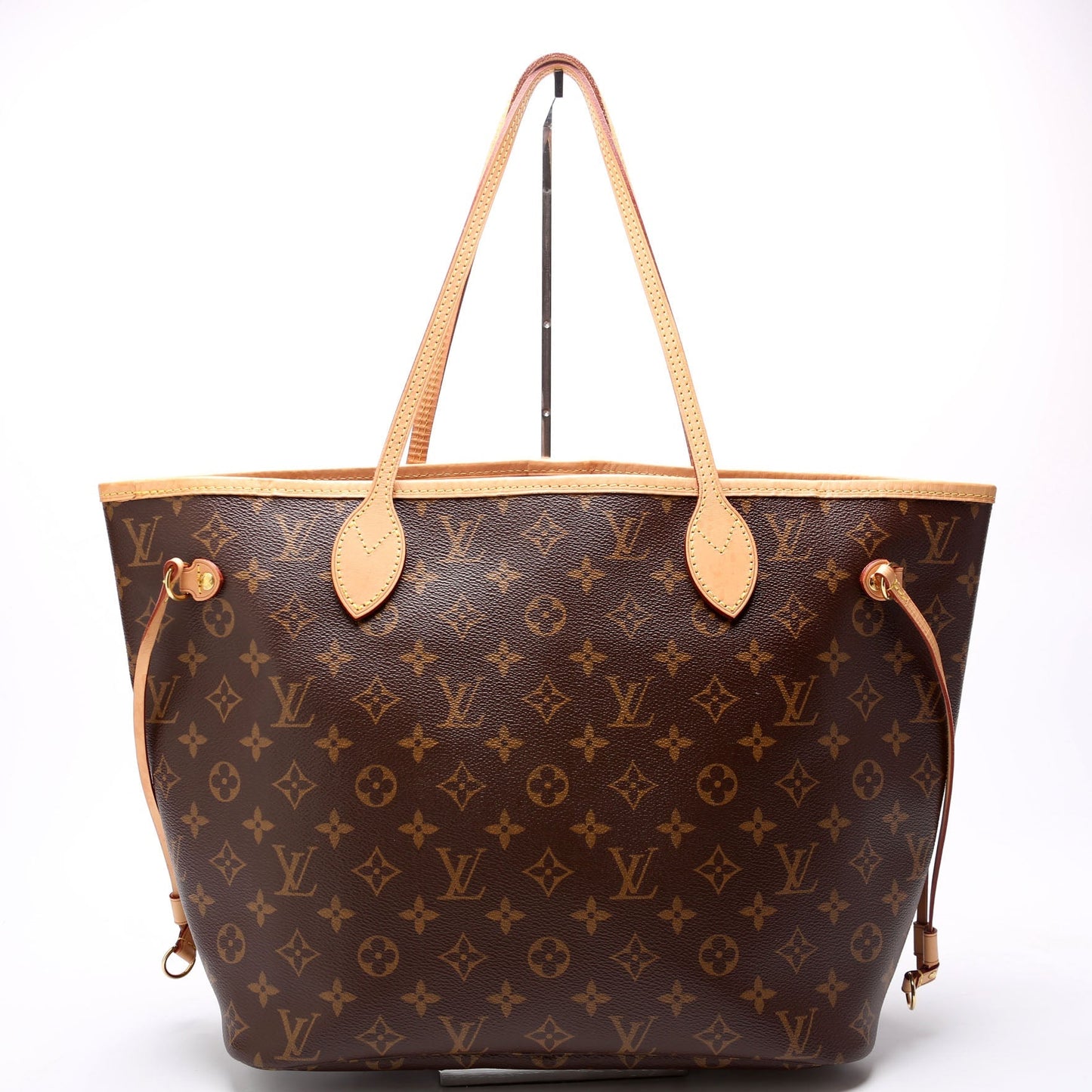 Louis Vuitton Neverfull MM Monogram Red Tote Bag Red 3