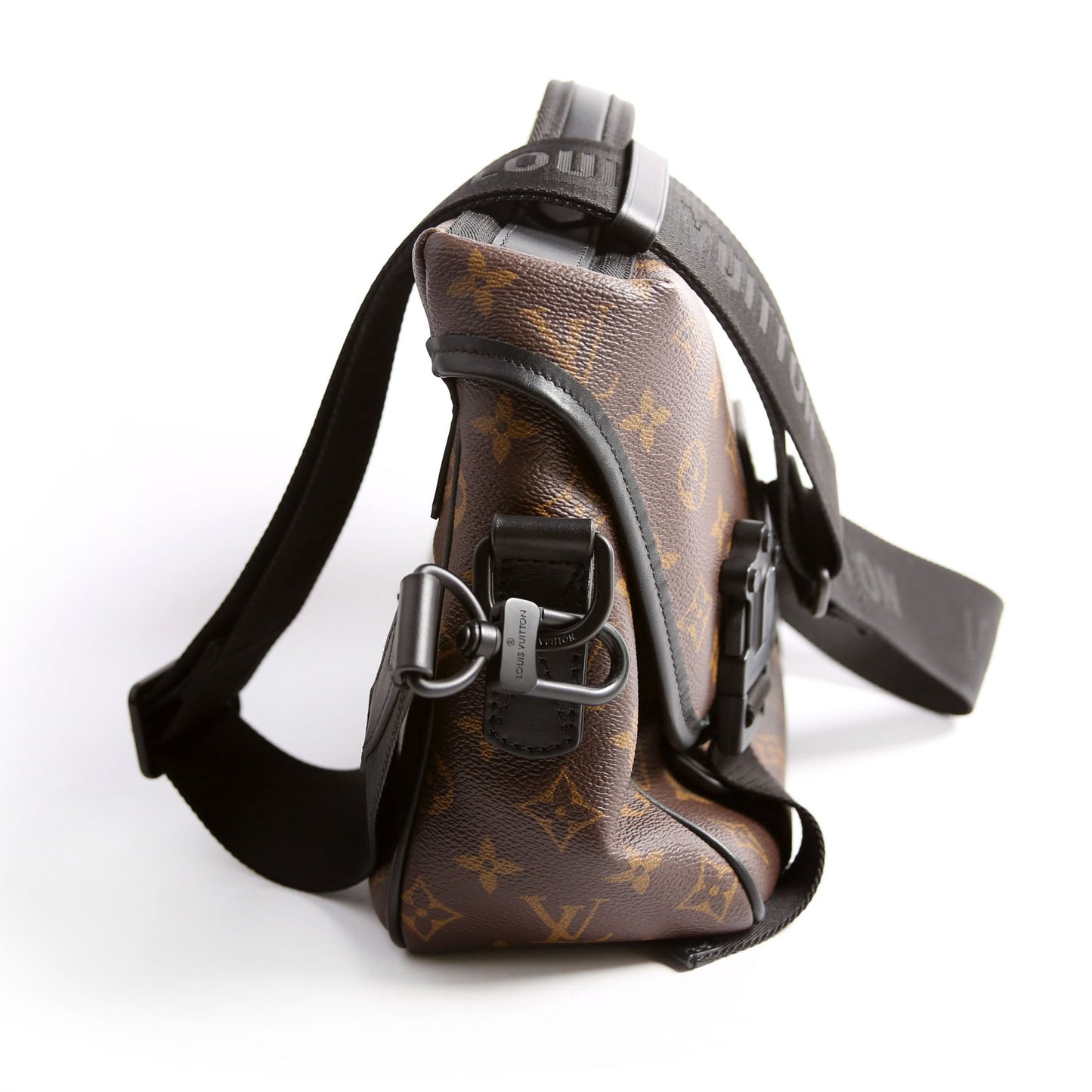 Louis Vuitton Trail Messenger Macassar Monogram Black Crossbody Bag