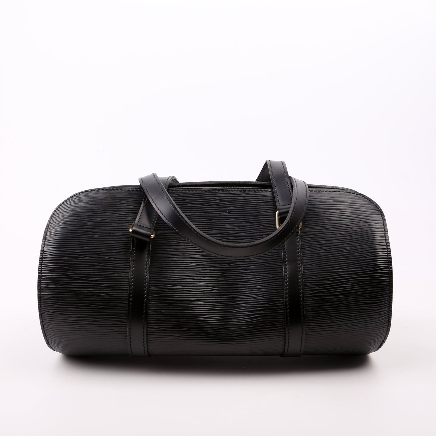 Louis Vuitton Soufflot Black Epi Handbag Epi Black