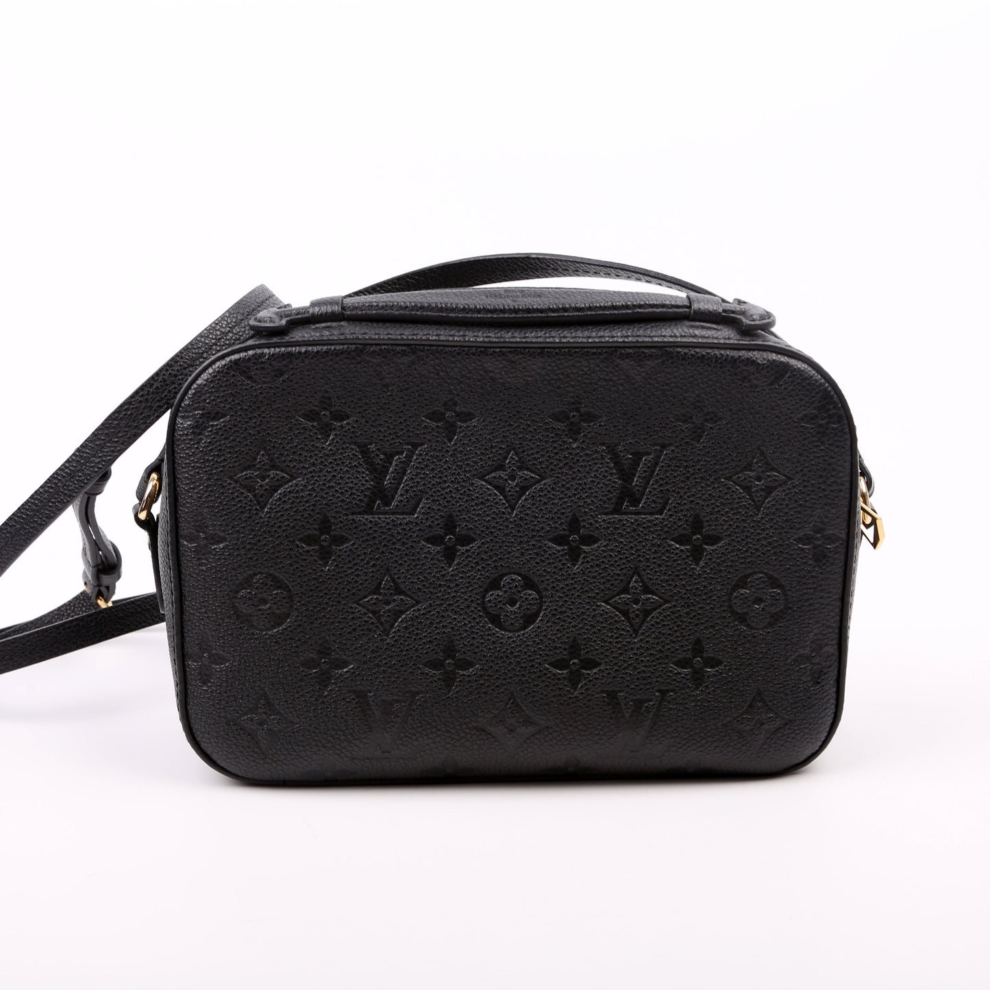 Louis Vuitton Saintonge Black Empreinte Handbag