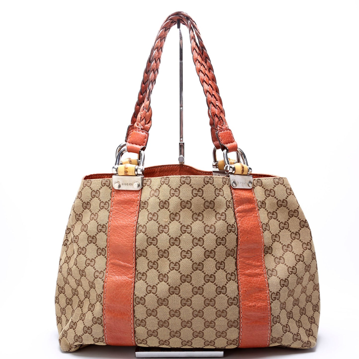 Gucci GG Bamboo Canvas Tote Bag Bamboo Tote