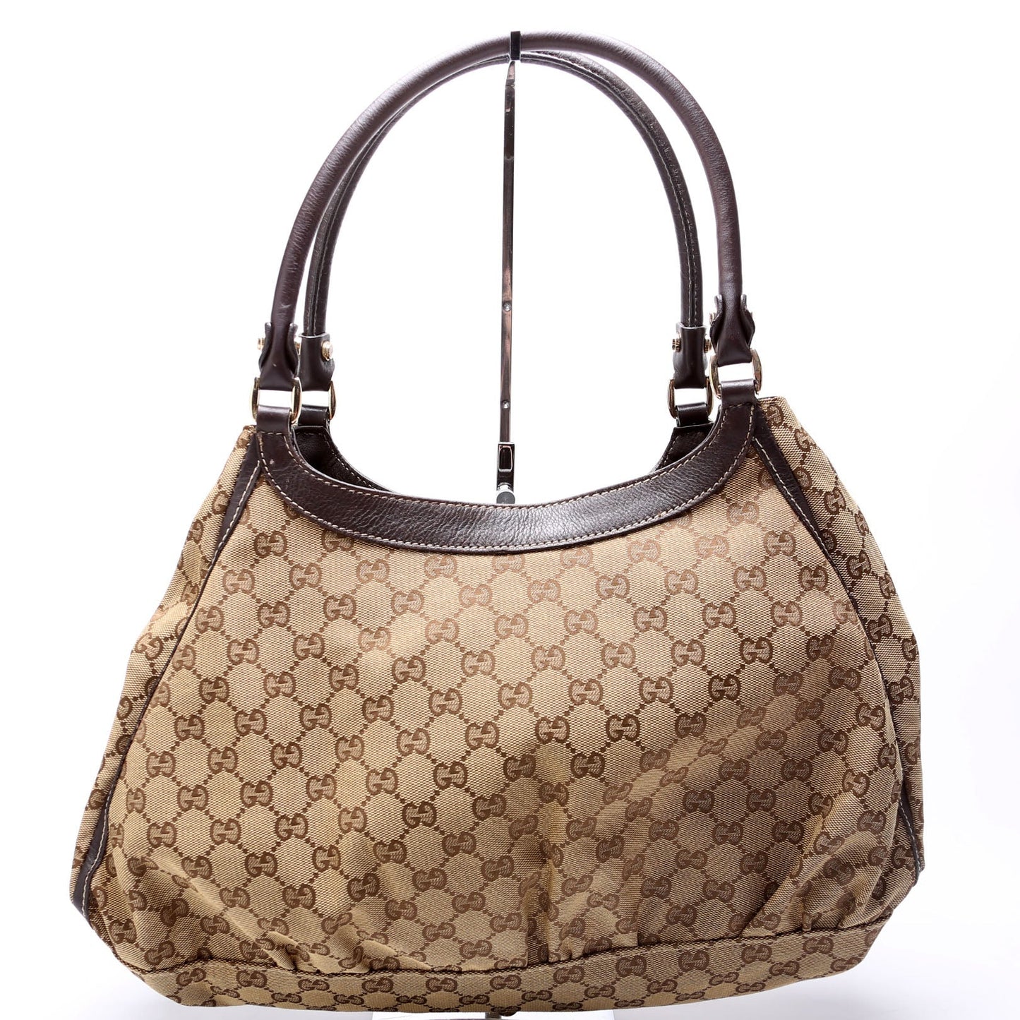 Gucci GG Abbey D Ring Canvas Tan Large Jewelry