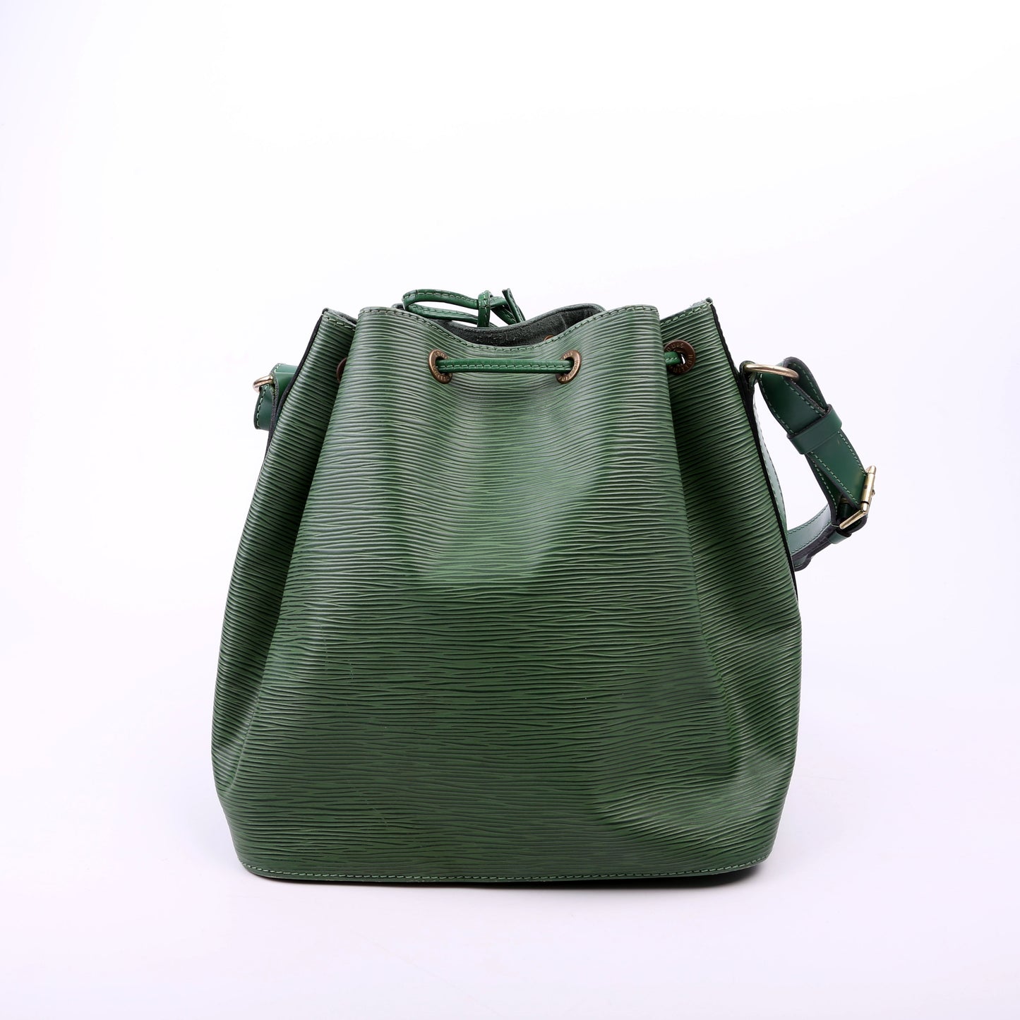 Louis Vuitton Noe Petit Epi Green Handbag