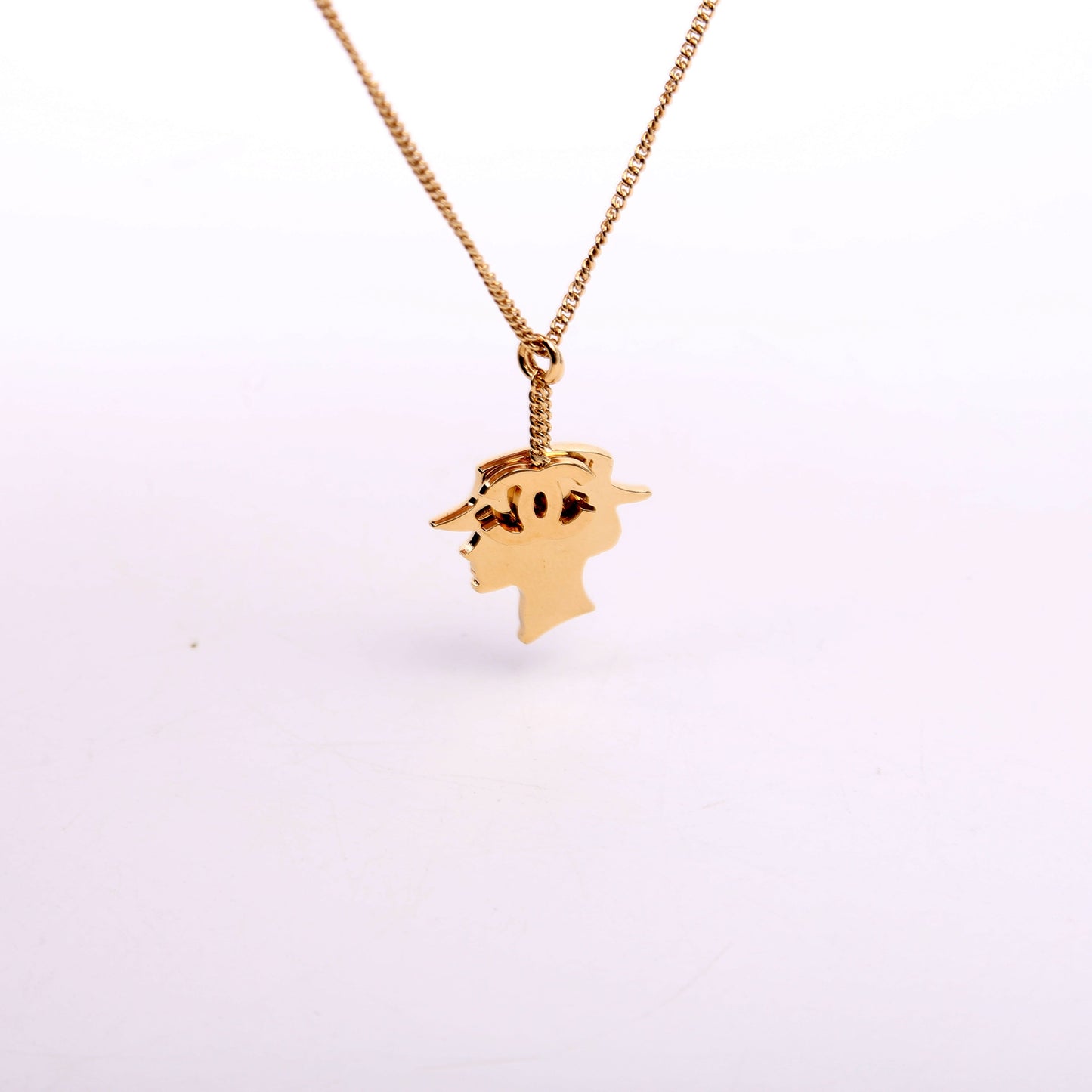 Chanel Coco Mademoiselle Pendant Necklace Gold