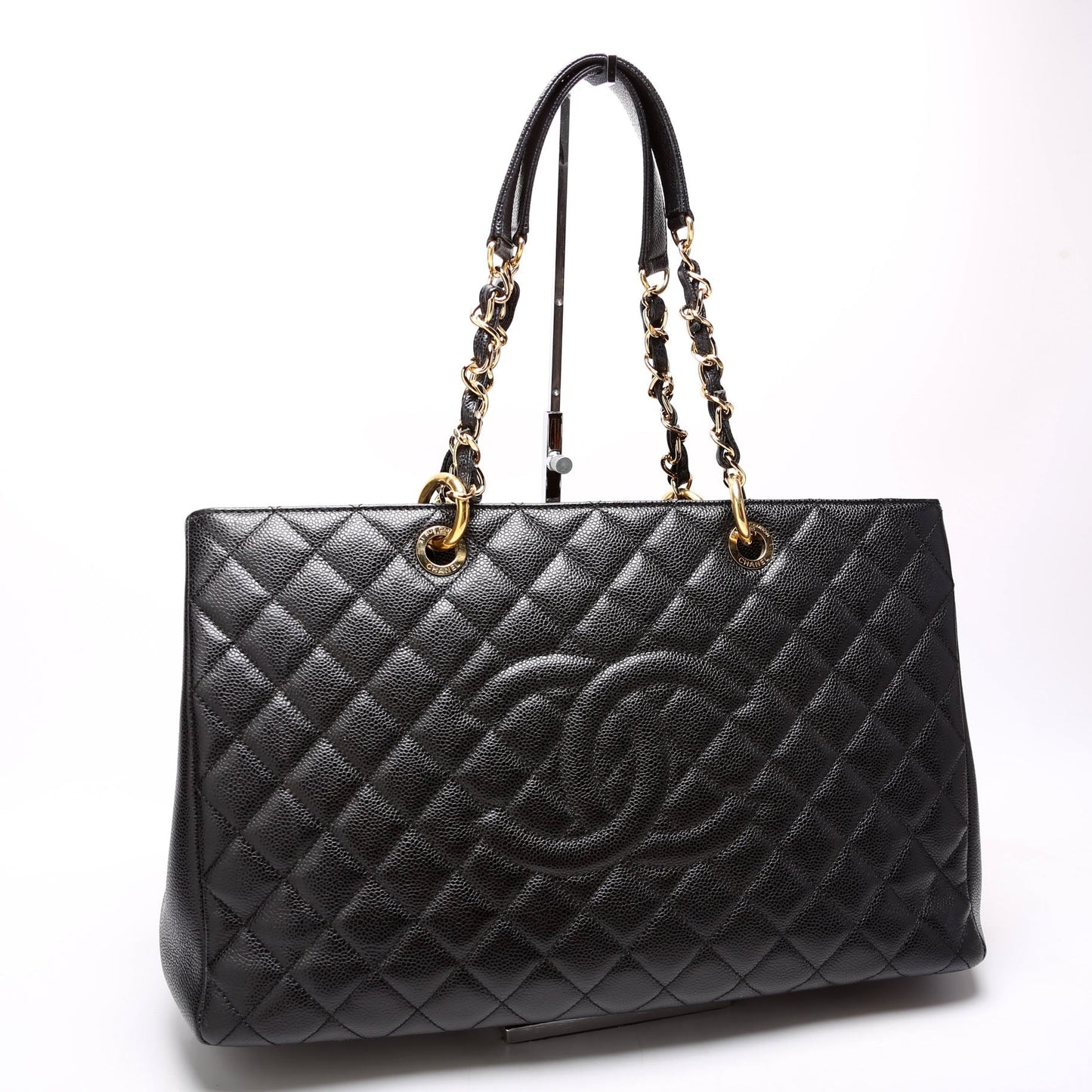 Chanel Grand Shopping Extra Caviar Black Tote Bag