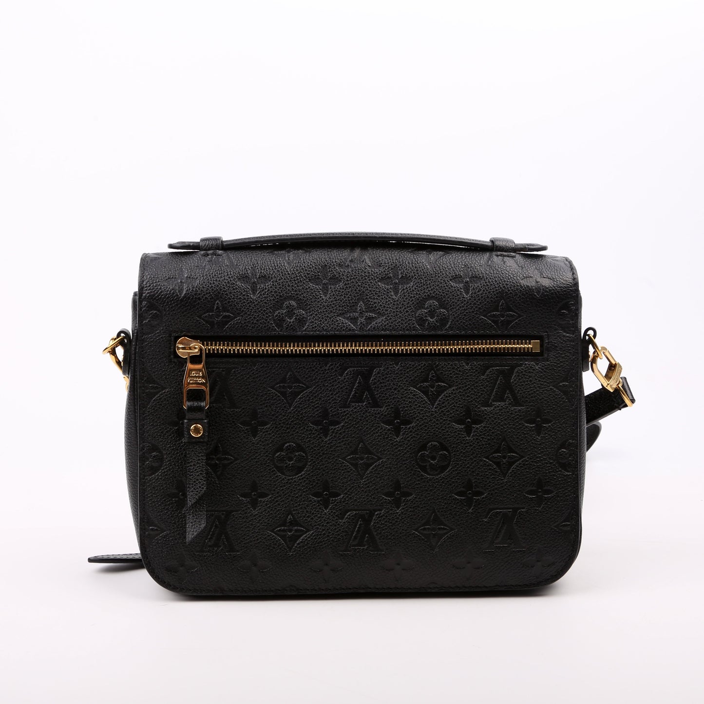 Louis Vuitton Pochette Metis Empreinte Black Clutch Bag Black 6