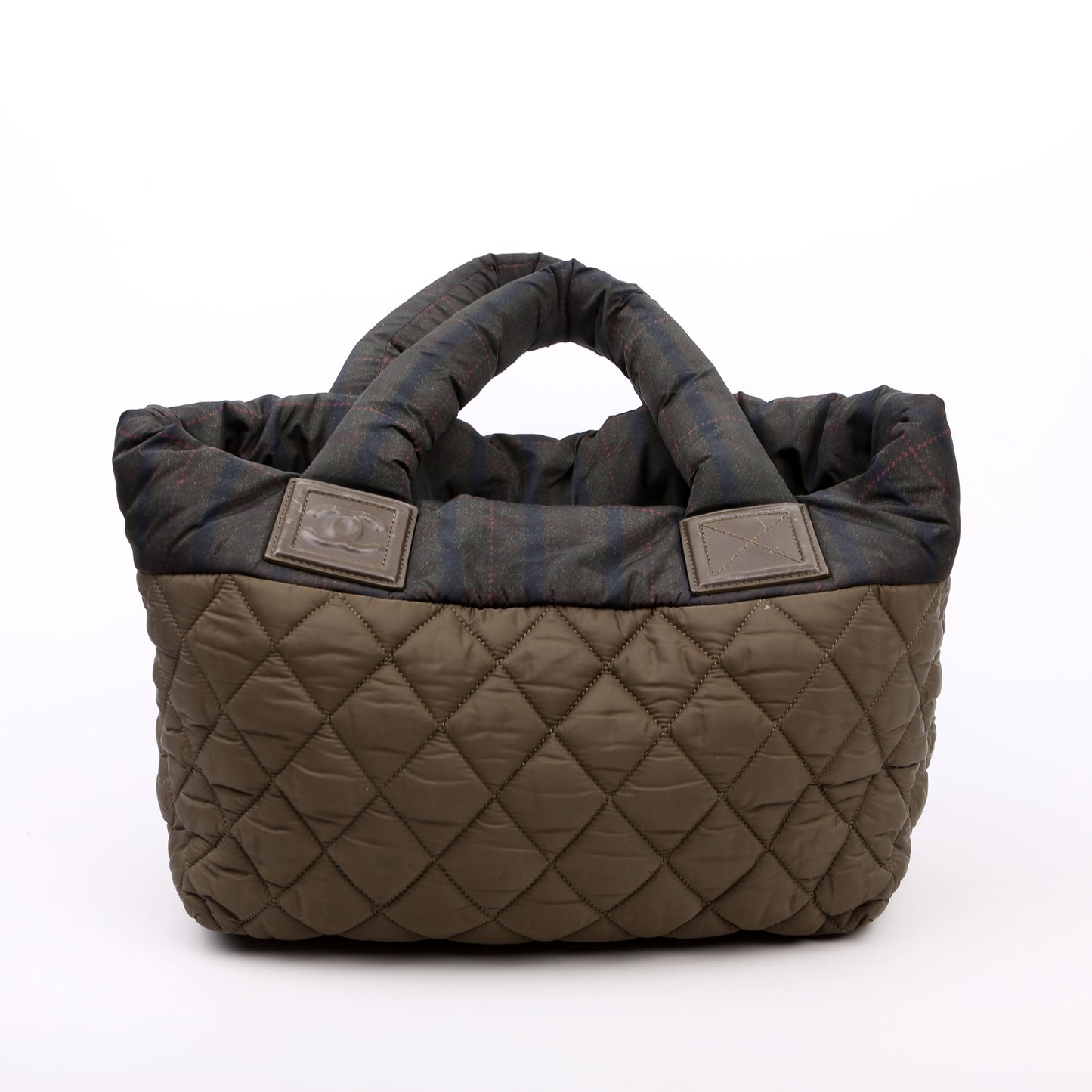 Chanel Coco Cocoon Nylon Green Small Handbag Small Green