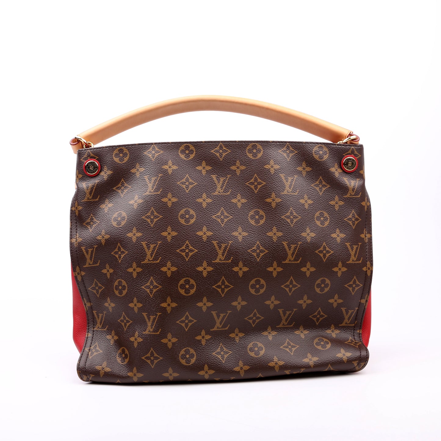 Louis Vuitton Gaia Monogram Red Handbag
