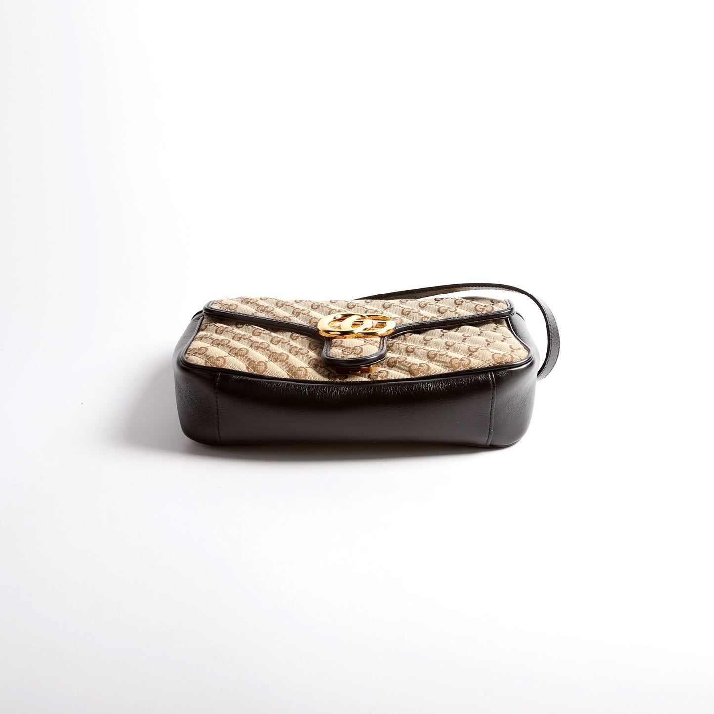 Gucci Marmont GG Canvas Small Flap Shoulder Bag Flap 2