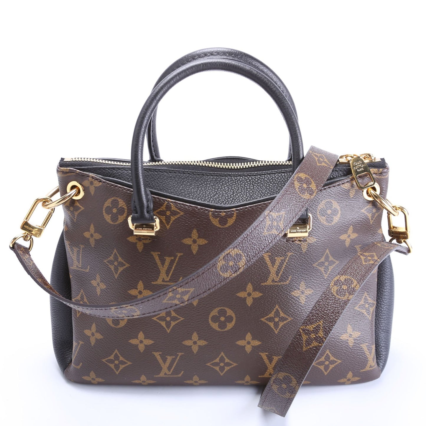 Louis Vuitton Pallas BB Monogram Black Handbag Black 3